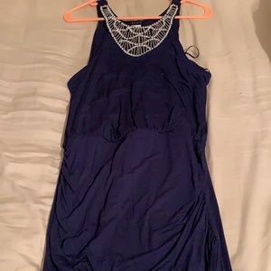 Venus Brand Rhinestone Navy Dress